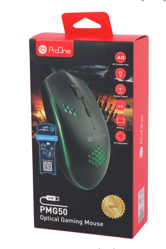 موس (ماوس) گیمینگ باسیم پرووان مدل PMG50