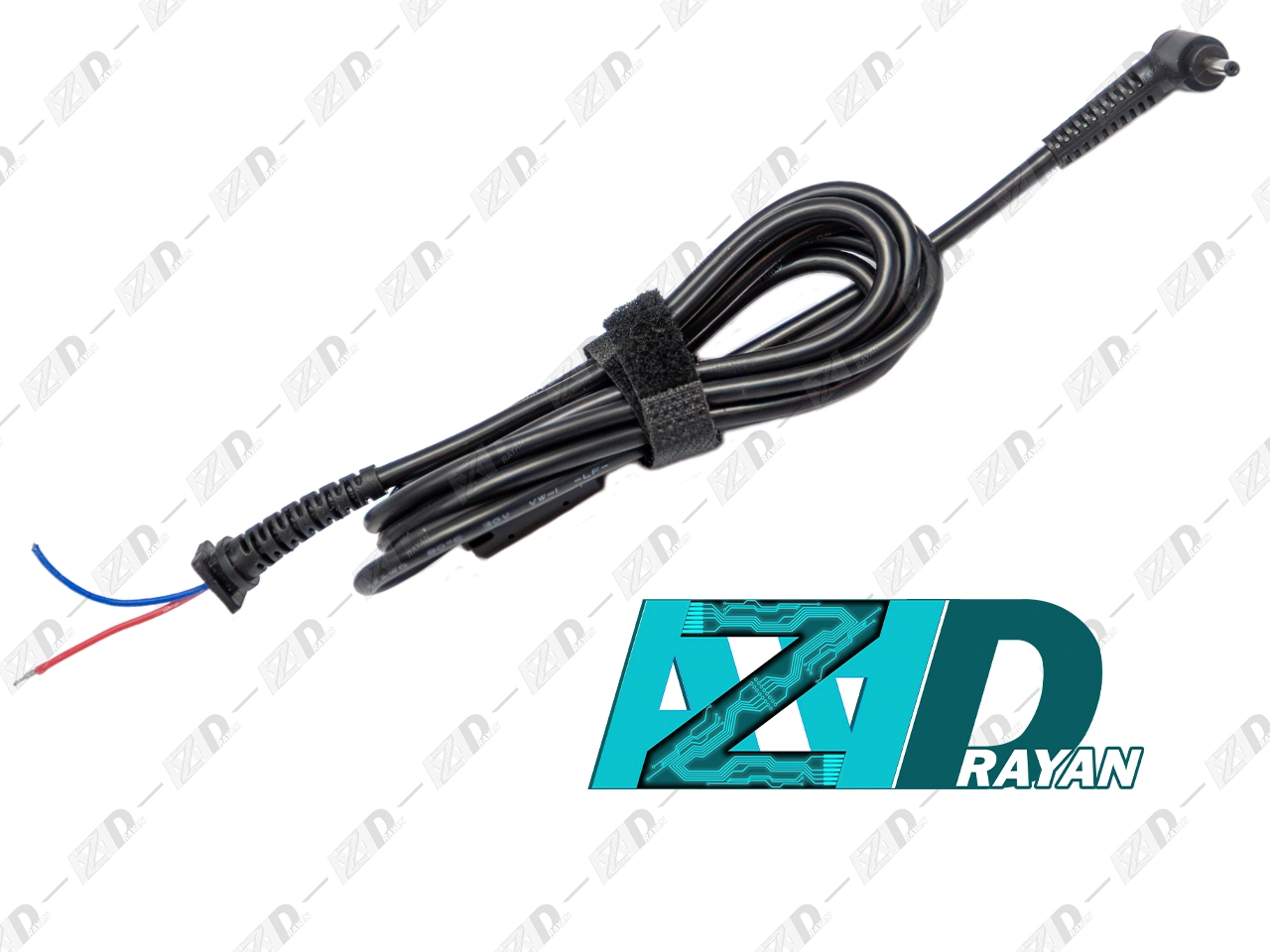 کابل آداپتور ایسوس زنبوکی فیش کوچک سرکج دو سیم