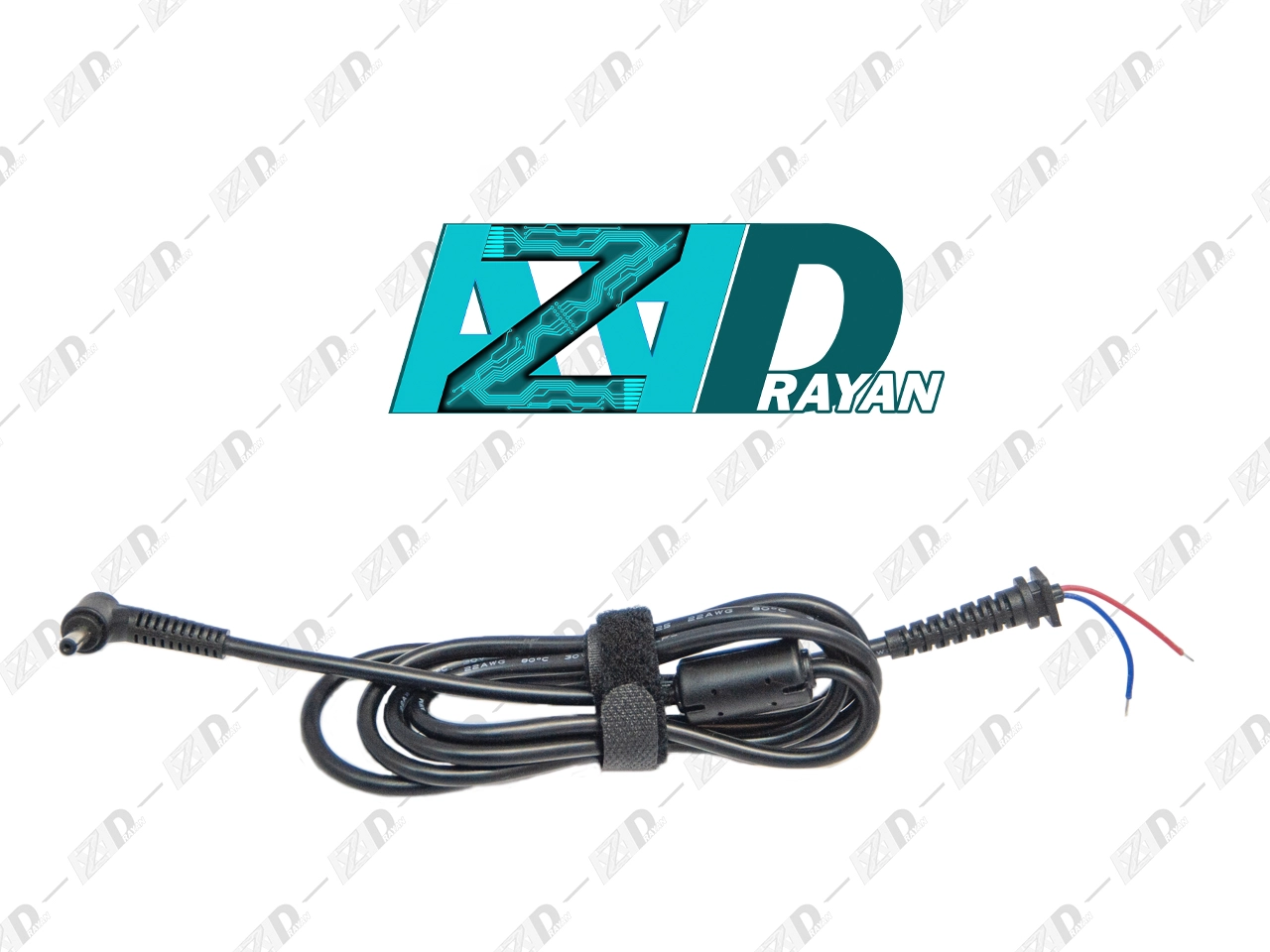 کابل آداپتور ایسوس زنبوکی فیش بزرگ سرکج دو سیم